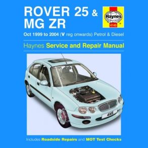 Reparationsbog Haynes - Rover 25 & MG ZR Benzin & Diesel (Oct 99 - 06)