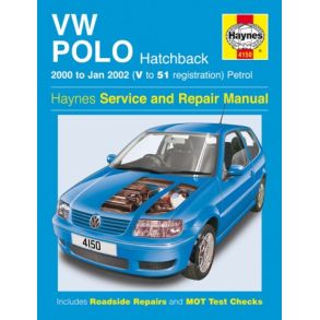 Reparationsbog Haynes - Volkswagen Polo Hatchback Benzin (00 - Jan 02