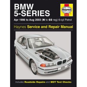 Reparationsbog Haynes - BMW 5-Series Benzin (April 96 - Aug 03)