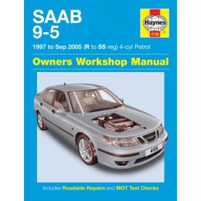 Reparationsbog Haynes - Saab 9-5 4-cyl Benzin (97 - 05)