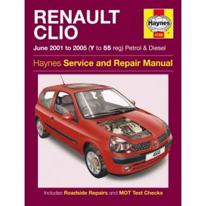 Reparationsbog Haynes - Renault Clio Benzin & Diesel (June 01 - 05)