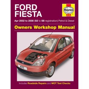 Reparationsbog Haynes - Ford Fiesta Benzin & Diesel (Apr 02 - 08)