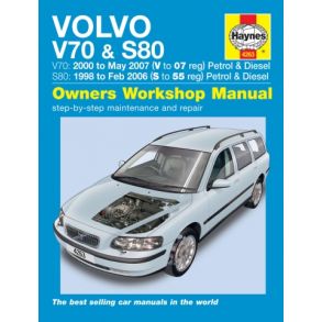Reparationsbog Haynes - Volvo V70 & S80 Benzin & Diesel (98 - 07)