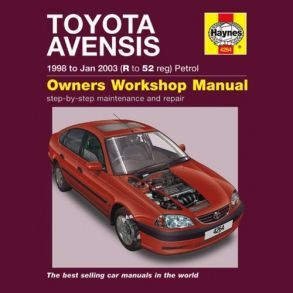 Reparationsbog Haynes - Toyota Avensis 1998 -> Jan 2003 Benzin