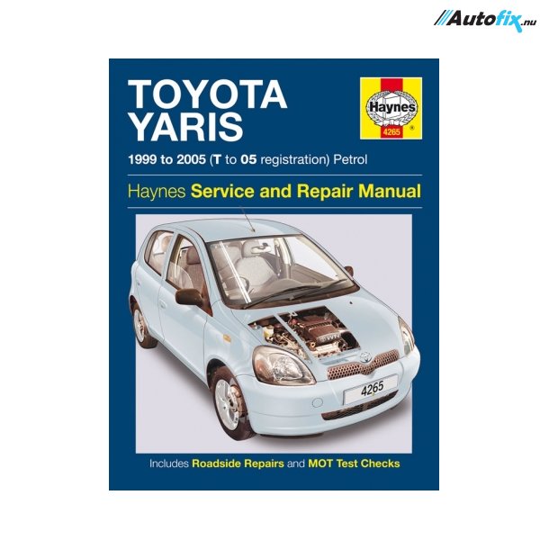 Reparationsbog Haynes - Toyota Yaris benzin (99 - 05)