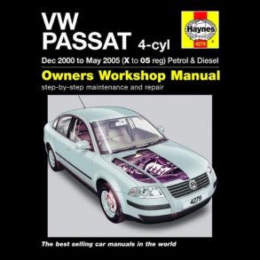 Reparationsbog Haynes - Volkswagen Passat Benzin & Diesel Dec '00 > May '05