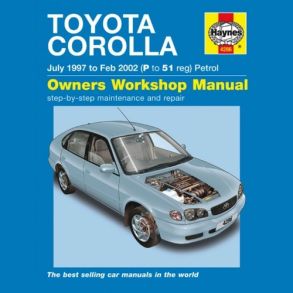Reparationsbog Haynes - Toyota Corolla Benzin (June 97 - 01)