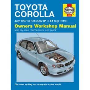 Reparationsbog Haynes - Toyota Corolla Benzin (June 97 - 01)