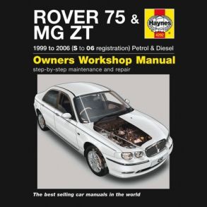 Reparationsbog Haynes - Rover 75/MG ZT, (Feb 1999 to 2006) benzin & Diesel