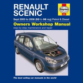 Reparationsbog Haynes - Renault Scenic Benzin & Diesel (03 - 06)