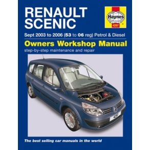 Reparationsbog Haynes - Renault Scenic Benzin & Diesel (03 - 06)
