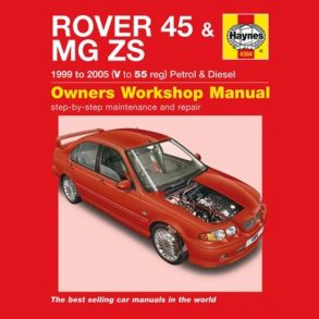 Reparationsbog Haynes - Rover 45 & MG ZS (1999 to 2005) Benzin & Diesel