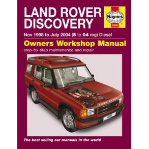 Reparationsbog Haynes - Land Rover Discovery Diesel (Nov 98 - Jul 04)