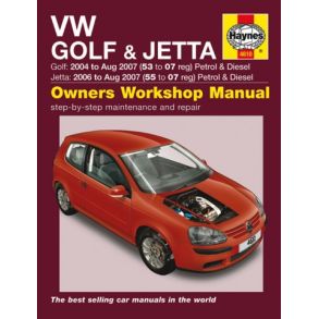 Reparationsbog Haynes - Volkswagen Golf & Jetta Benzin & Diesel (04 - 07)