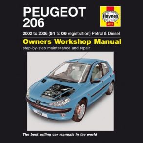 Reparationsbog Haynes - Peugeot 206 Benzin & Diesel - �rg 2002 -> 2006