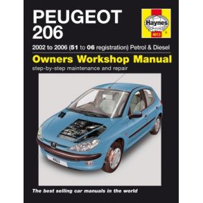 Reparationsbog Haynes - Peugeot 206 Benzin & Diesel - rg 2002 -> 2006