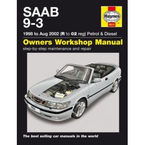 Reparationsbog Haynes - SAAB 9-3 Benzin & Diesel (1998 to August 02)