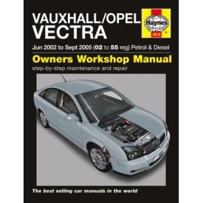 Reparationsbog Haynes - Opel Vectra Benzin & Diesel (June 02 - Sept 05)