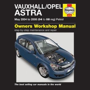 Reparationsbog Haynes - Opel Astra Benzin (May 04 - 08)