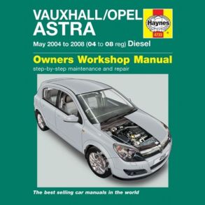 Reparationsbog Haynes - Opel Astra Diesel (May 04 - 08)