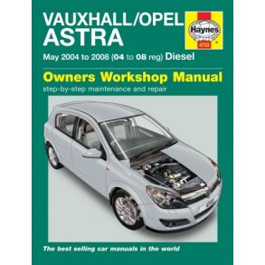 Reparationsbog Haynes - Opel Astra Diesel (May 04 - 08)
