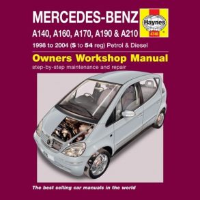 Reparationsbog Haynes - Mercedes-Benz A-Class Benzin & Diesel (98 - 04)