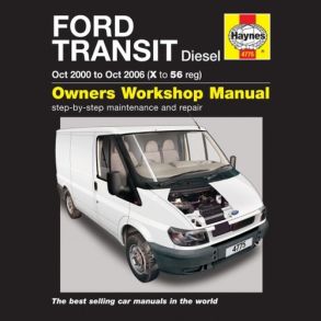 Reparationsbog Haynes - Ford Transit Diesel (Oct 00 - Oct 06)