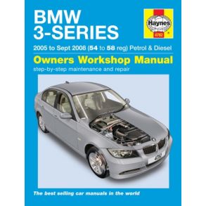 Reparationsbog Haynes - BMW 3-Series Benzin & diesel (05 - Sept 08)