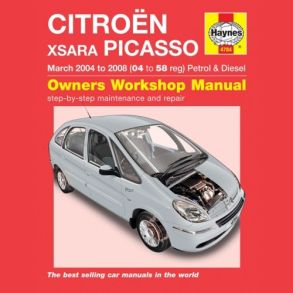 Reparationsbog Haynes - Citroen Xsara Picasso Benzin & Diesel (Mar 04 - 08)