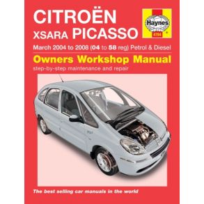 Reparationsbog Haynes - Citroen Xsara Picasso Benzin & Diesel (Mar 04 - 08)