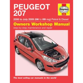Reparationsbog Haynes - Peugeot 207 Benzin & Diesel (06 - July 09)
