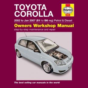 Reparationsbog Haynes - Toyota Corolla (02 - Jan 07)