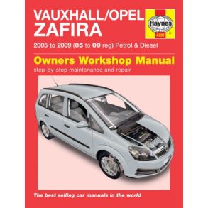 Reparationsbog Haynes - Opel Zafira Benzin & Diesel (05 - 09)