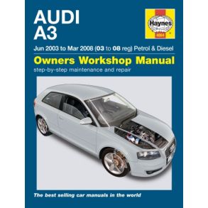 Reparationsbog Haynes - Audi A3 (Jun 03 - Mar 08) Benzin & Diesel
