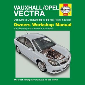 Reparationsbog Haynes - Opel Vectra Benzin & Diesel 10/2005 ->