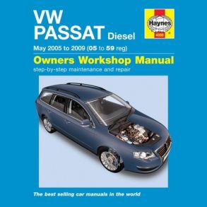 Reparationsbog Haynes - Volkswagen Passat Diesel (June 05 to 10)