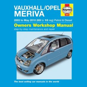 Reparationsbog Haynes - Opel Meriva Benzin & Diesel (03 - May 10)