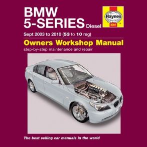 Reparationsbog Haynes - BMW 5 Series diesel (Sept 03 - 10)