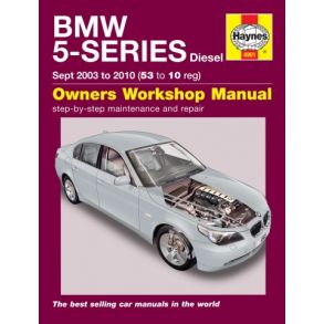 Reparationsbog Haynes - BMW 5 Series diesel (Sept 03 - 10)