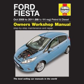 Reparationsbog Haynes - Ford Fiesta Benzin & Diesel (08 - 11)
