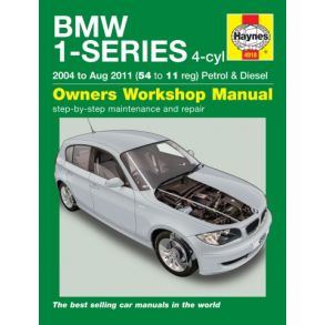 Reparationsbog Haynes - BMW 1-Series 4-cyl Benzin & Diesel (04 - Aug 11)