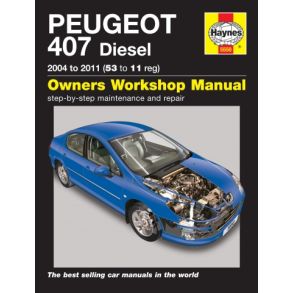 Reparationsbog Haynes - Peugeot 407 Diesel (04 - 11)