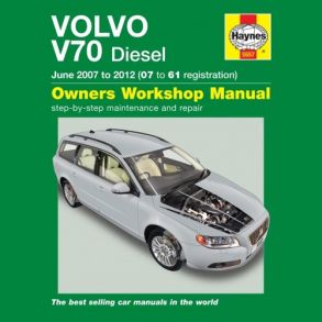 Reparationsbog Haynes - Volvo V70 Diesel (Jun 07 - 12)