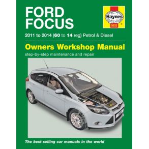 Reparationsbog Haynes - Ford Focus Benzin & Diesel (11 - 14) - Hndbog