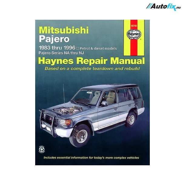 Reparationsbog Haynes - Mitsubishi Pajero (83 - 96) (Australian)