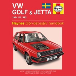 Reparationsbog Haynes - Volkswagen Golf & Jetta II (84 - 92) (Svensk Udgave)
