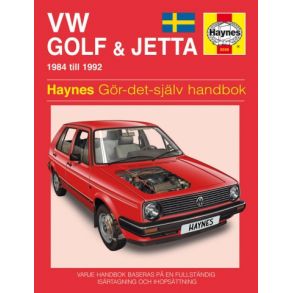 Reparationsbog Haynes - Volkswagen Golf & Jetta II (84 - 92) (Svensk Udgave)