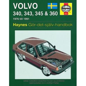 Reparationsbog Haynes - Volvo 340, 343, 345 & 360 (76 - 91 )(Svensk Udgave)