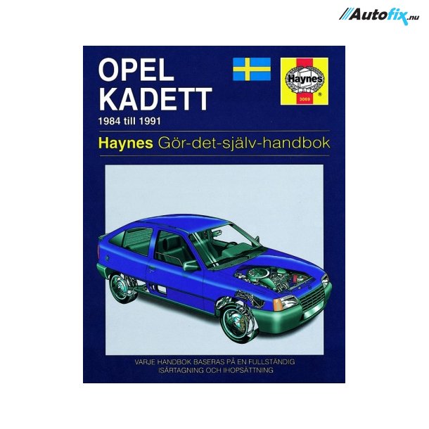 Reparationsbog Haynes - Opel Kadett (84 - 91) (Svensk Udgave)