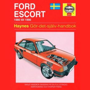 Reparationsbog Haynes - Ford Escort (80 - 90) (Svensk Udgave)